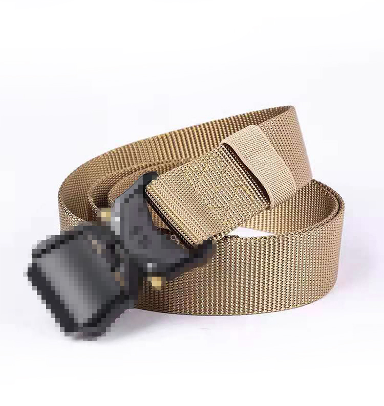 Custom tactical belt black OD green tan display