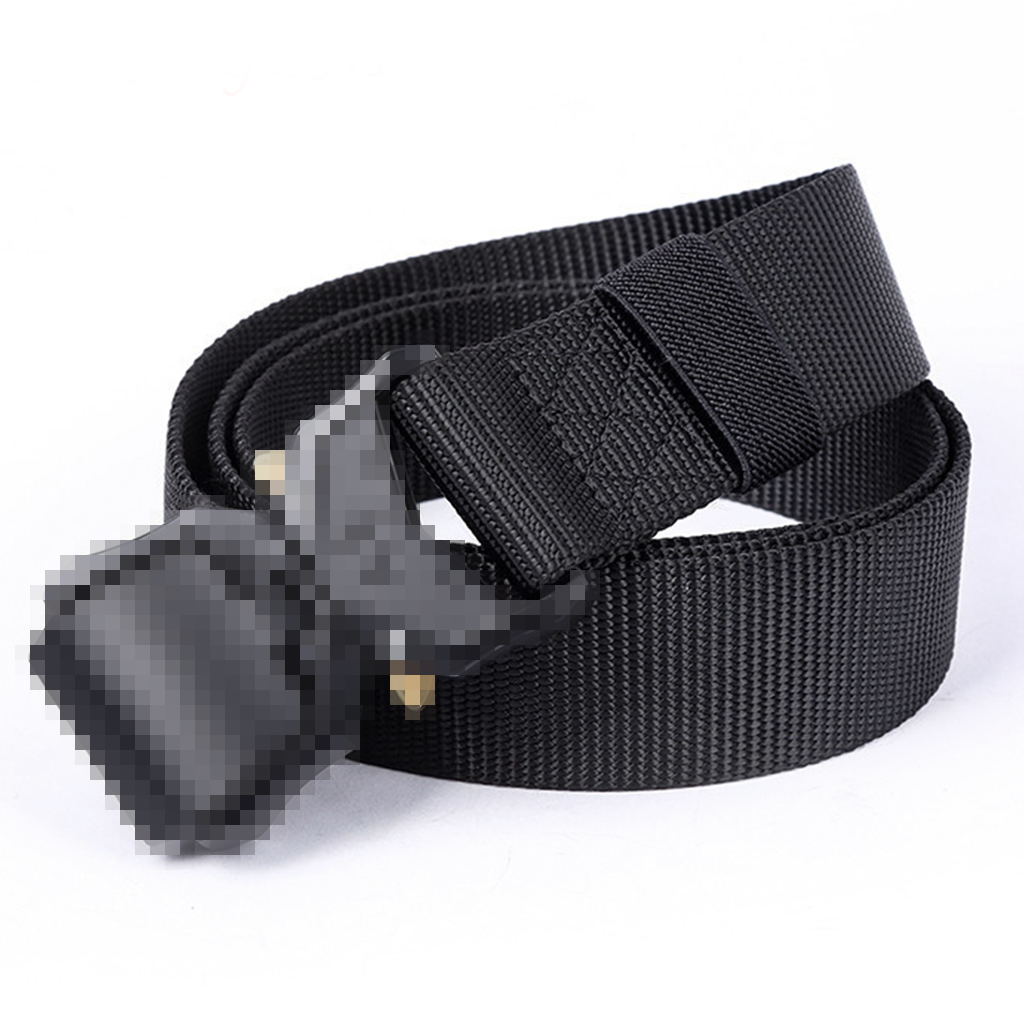 Custom narrow tactical belt black product view