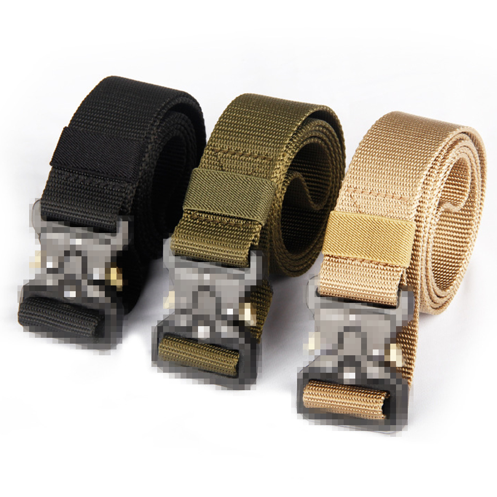 Custom quick release tactical belt color options