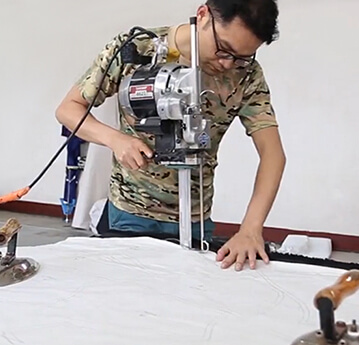 Custom uniform cutting process