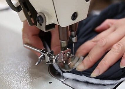 Custom uniform sewing process