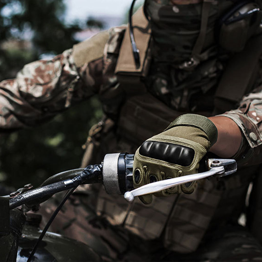 Tactical hard knuckle gloves Type B outdoor cycling use