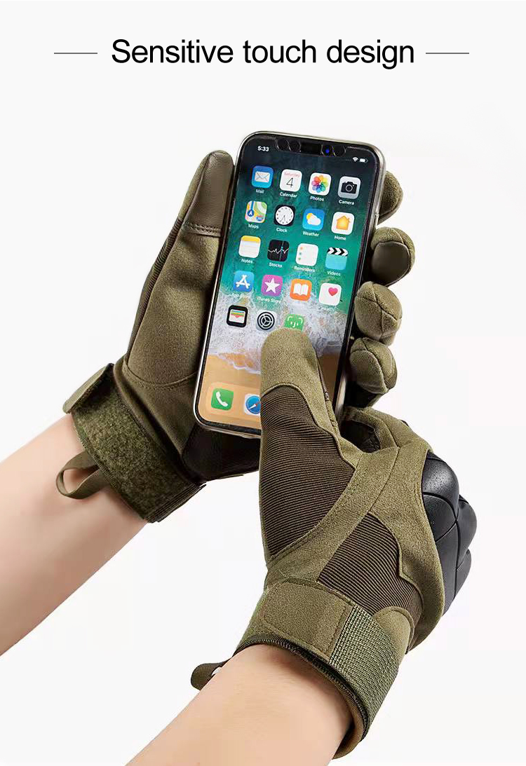 Tactical gloves material specification and construction detail
