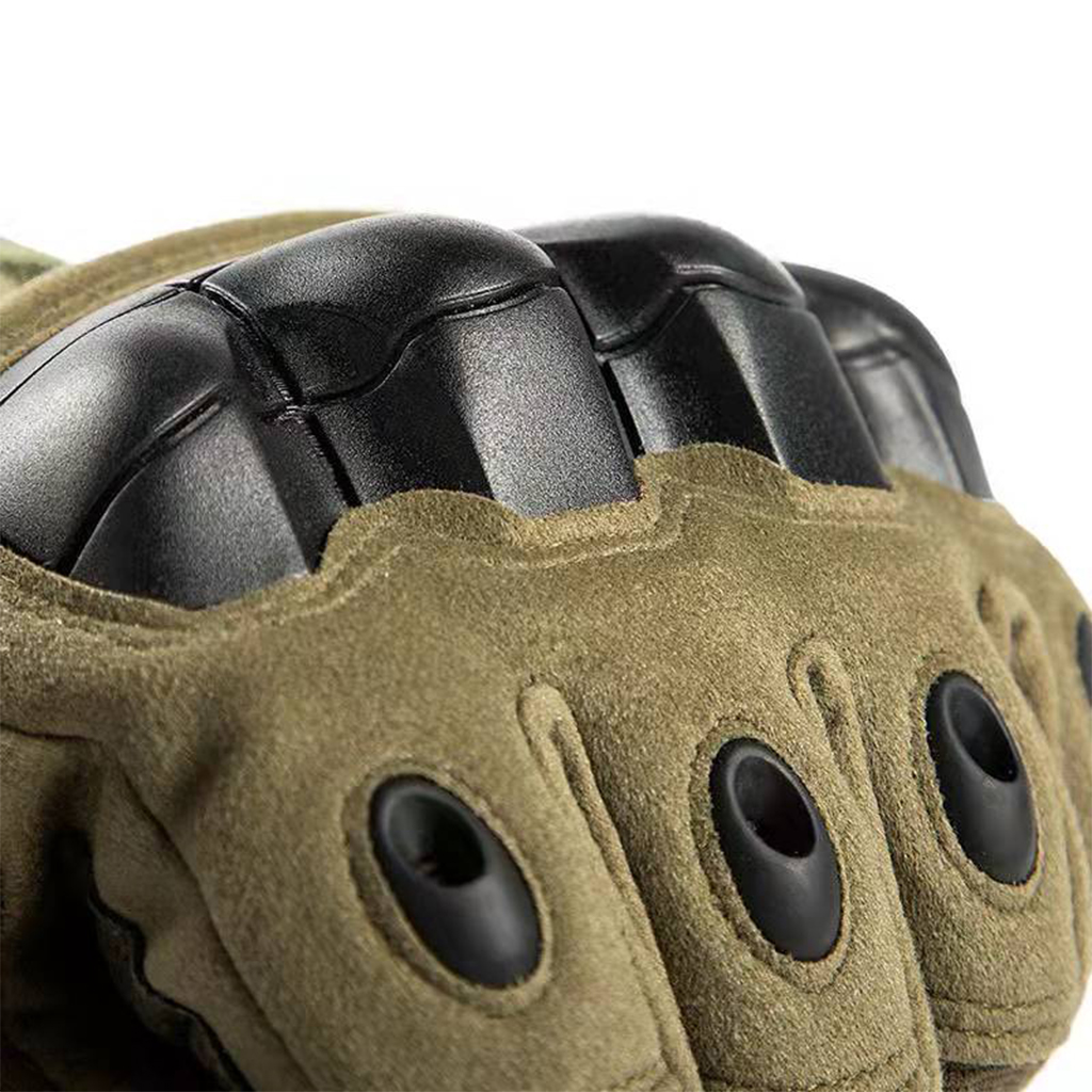 Full finger tactical gloves adjustable velcro wristband detail