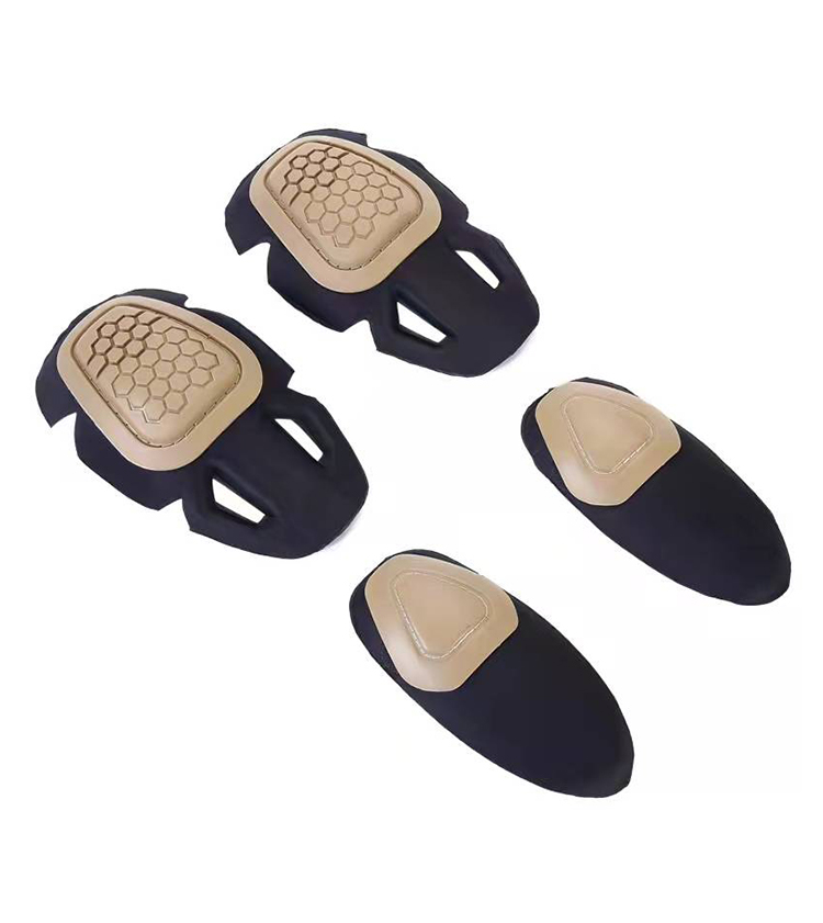 Complete tactical knee and elbow pads set for security procurement
