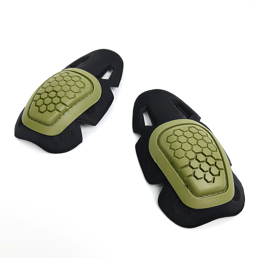 Tactical protective pads with adjustable straps and cushioned backing