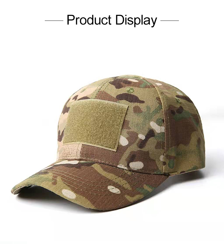 Velcro training cap rear closure and fit detail