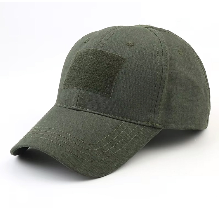 Bulk custom training cap manufacturing detail