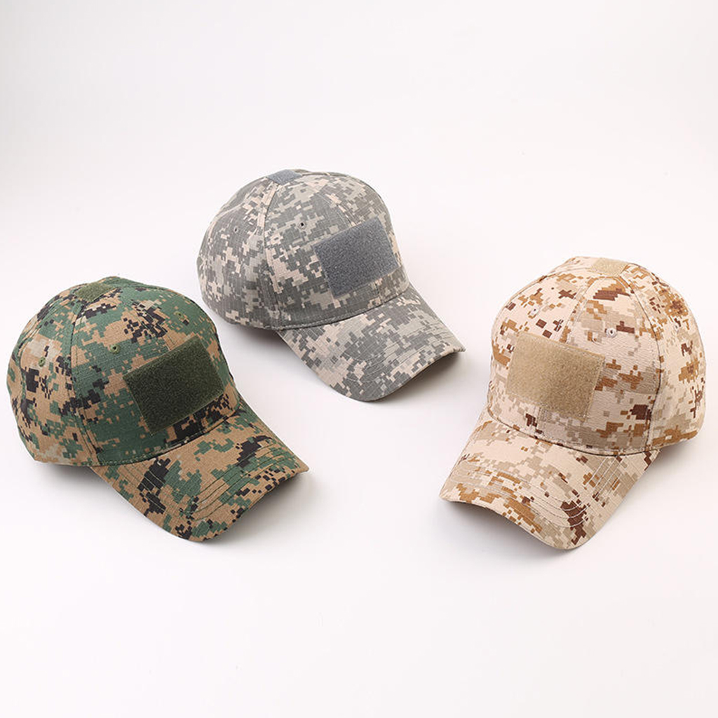 Custom Velcro training cap front product view