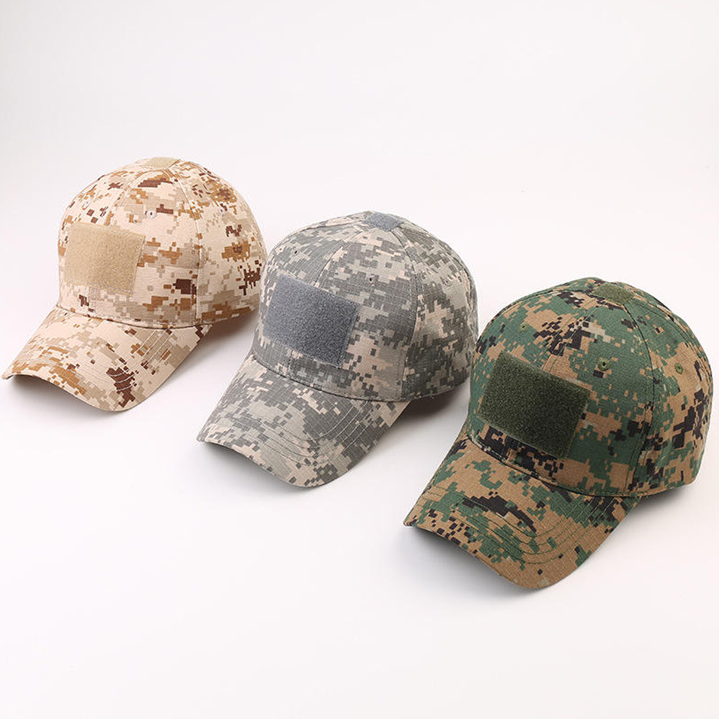Custom Velcro training cap side profile