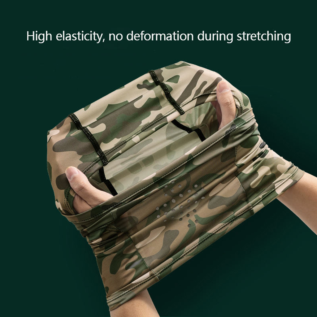 Tactical face mask side profile with adjustable ear loops