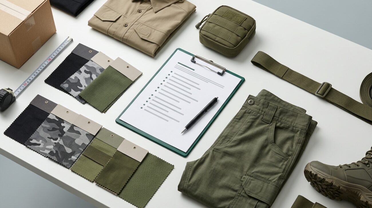 Tactical gear supplier checklist procurement board