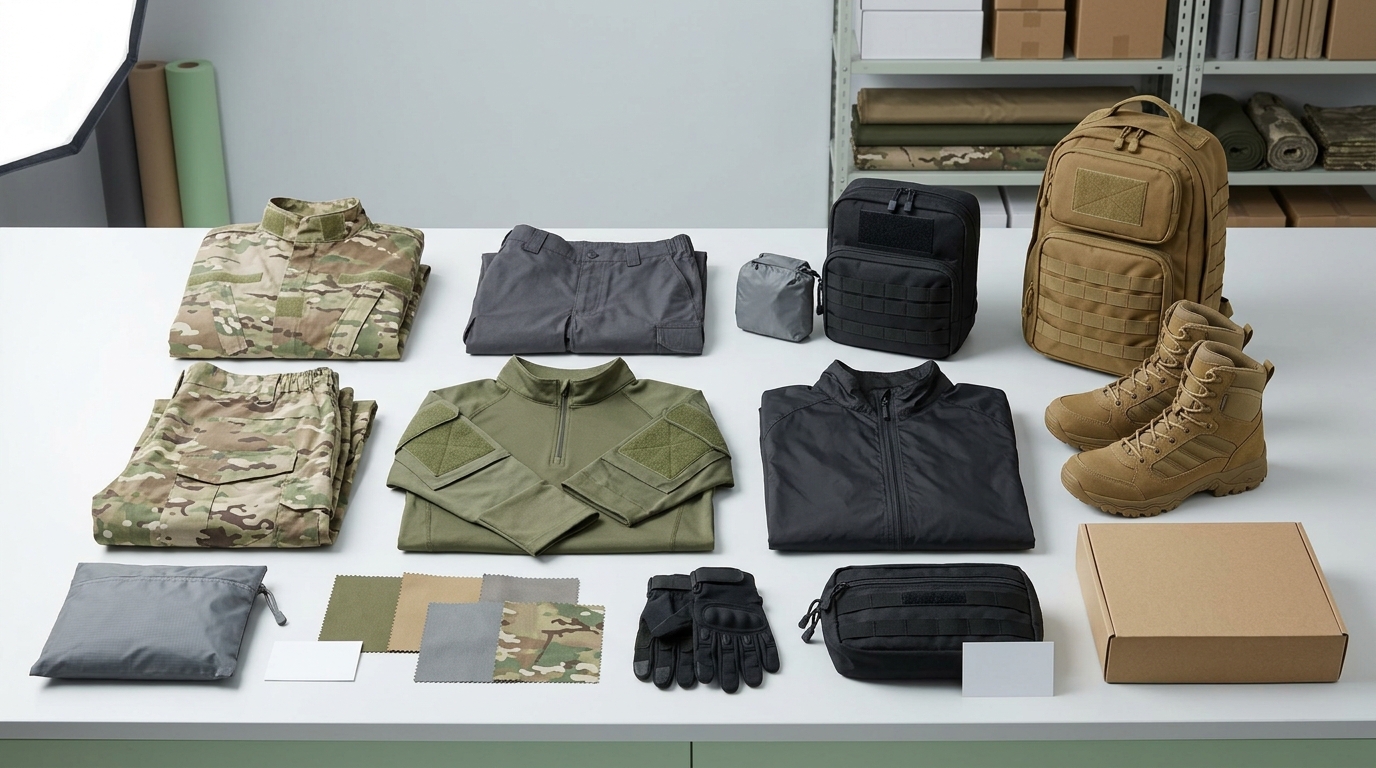 tactical-gear-supplier-checklist-inline-1 Tactical gear supplier evaluation sample room and product categories