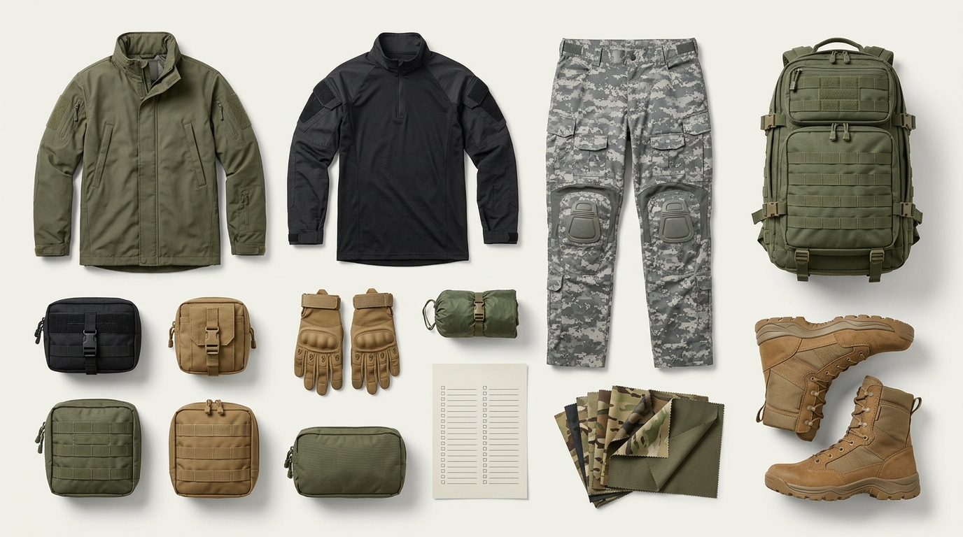 Tactical gear supplier product and uniform procurement overview